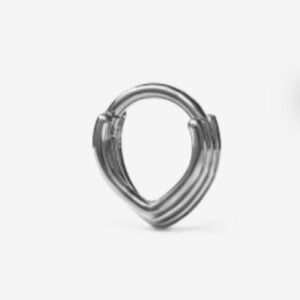 Valerian Teardrop Clicker Septum ring ask and embla